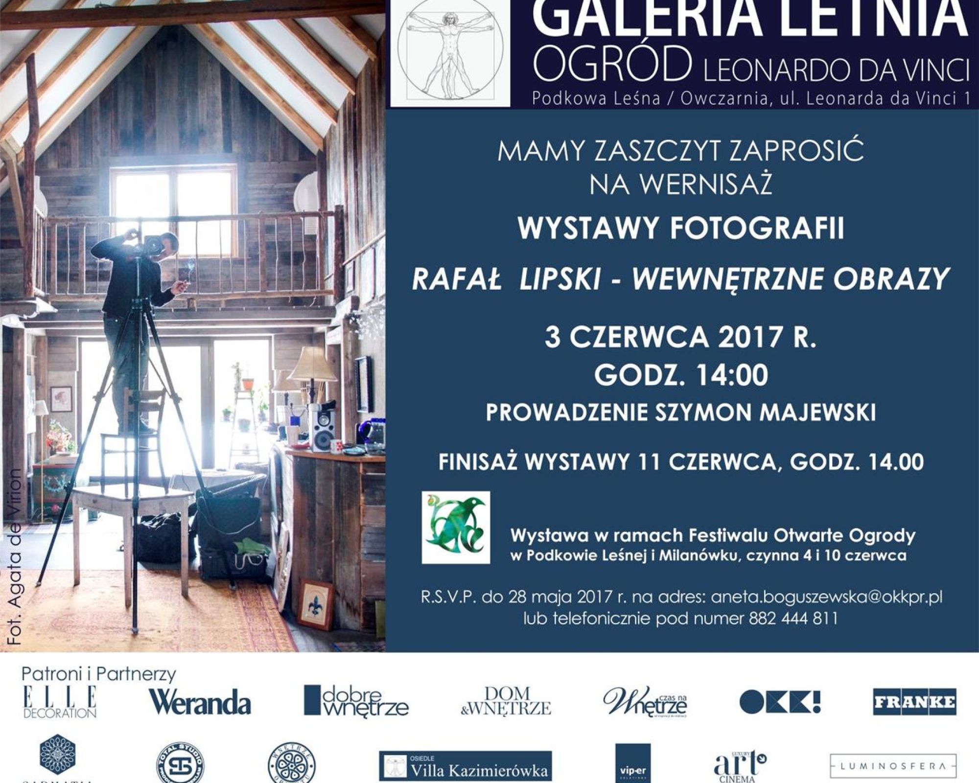 Wernisaż Wystawy Fotografii Rafał Lipski – Wewnętrzne Obrazy