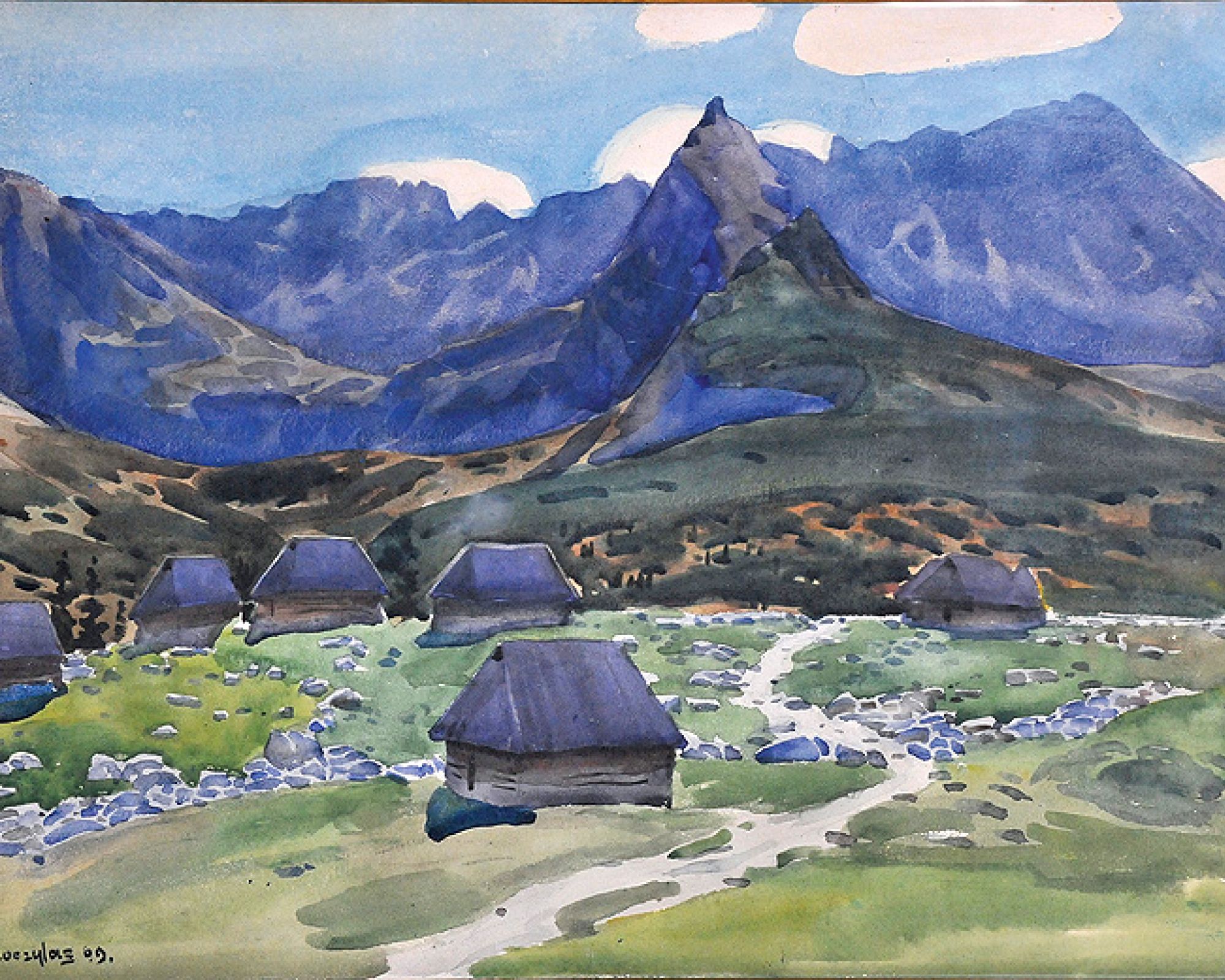 Hala Gąsienicowa , 1909 r., Muzeum Tatrzańskie w Zakopanem