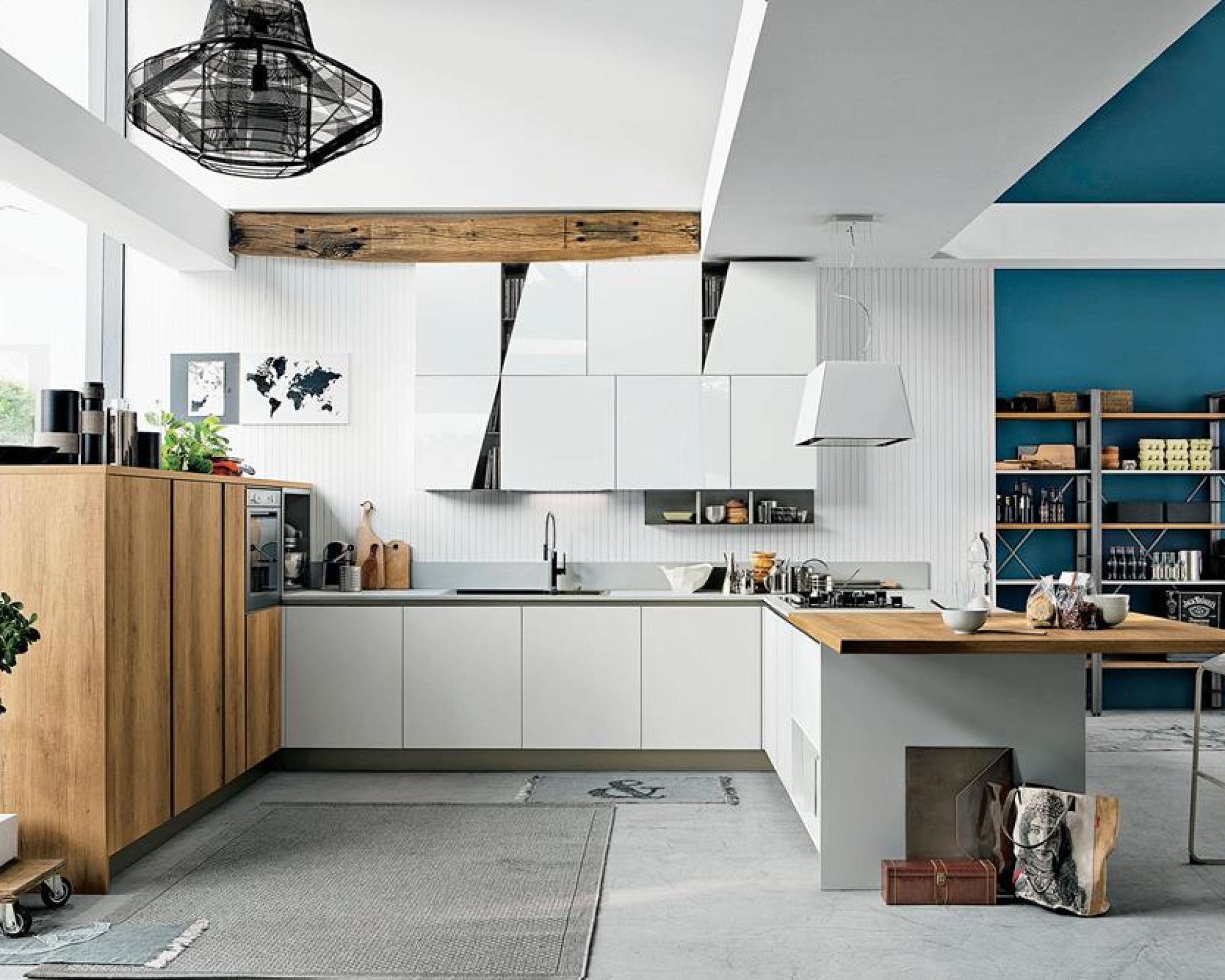 INFINITY DIAGONAL, niezależnie od tego, czy mamy półwysep, czy wyspę, warto wydzielić fragment blatu na