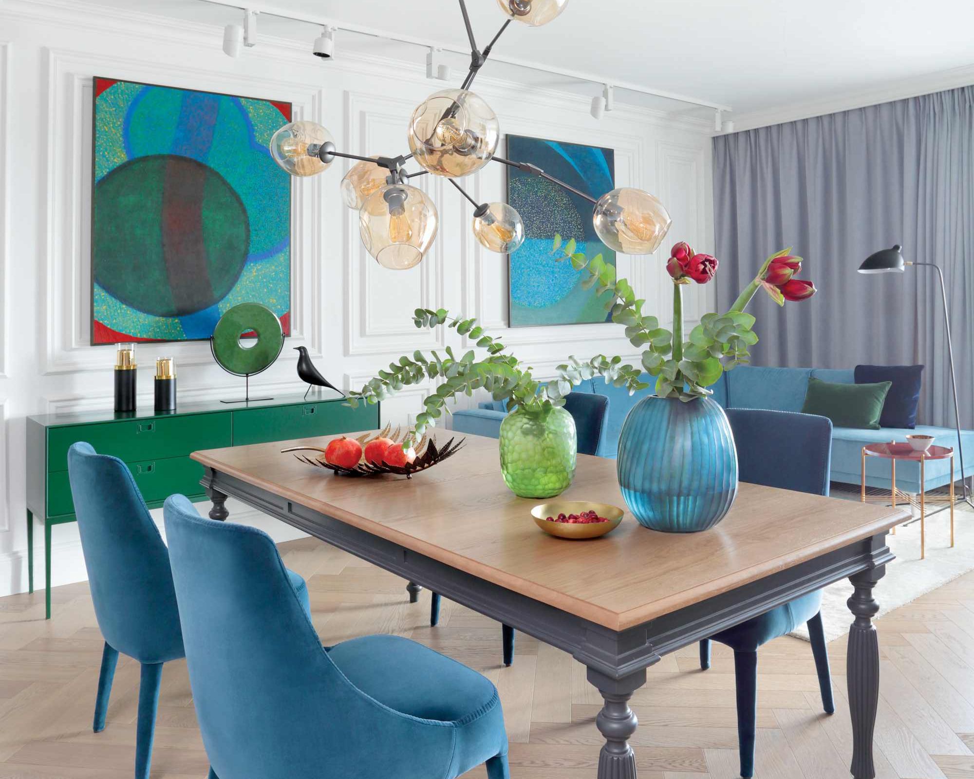 Kolor i styl: apartament pied-à-terre