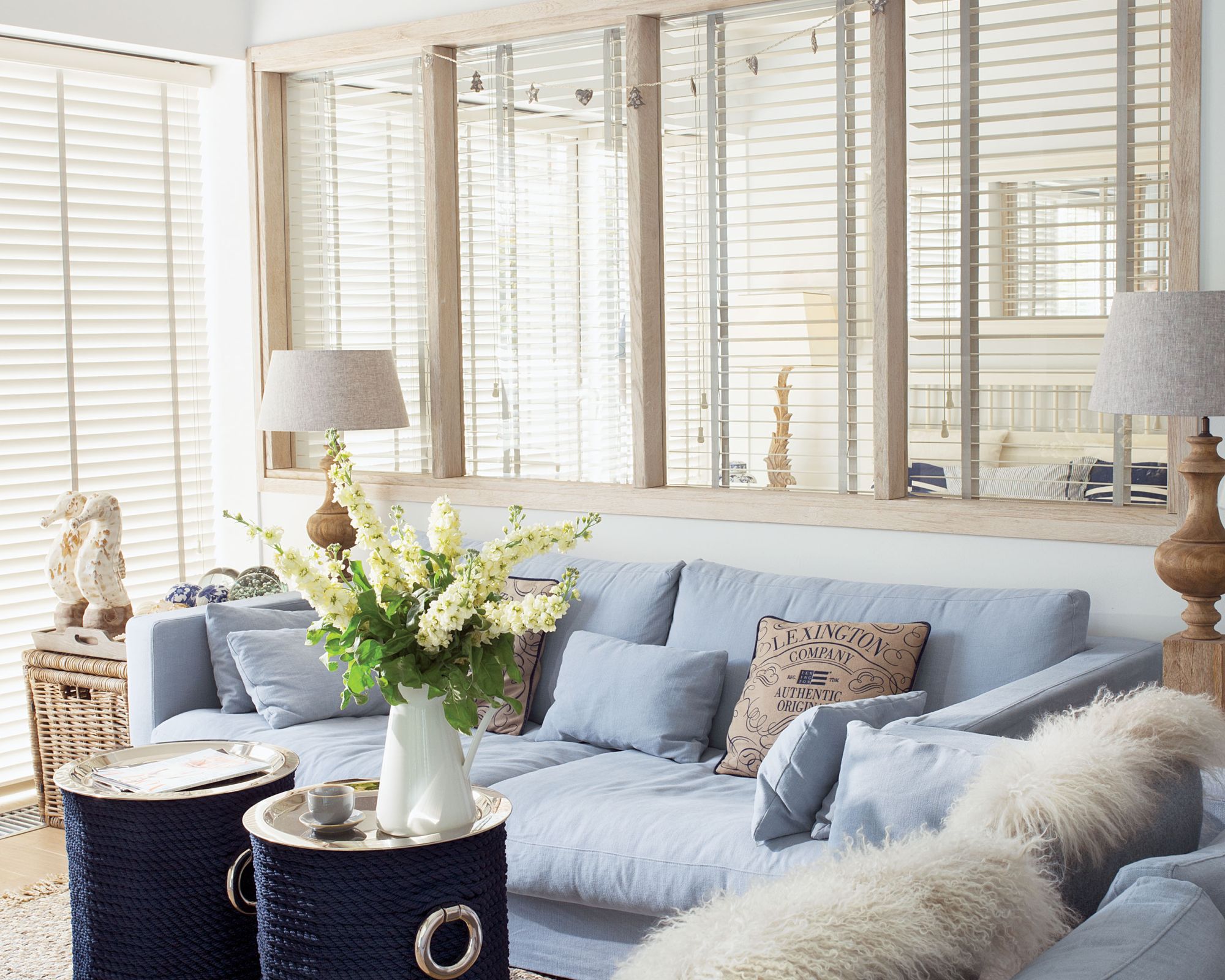 wnętrze w stylu nadmorskim