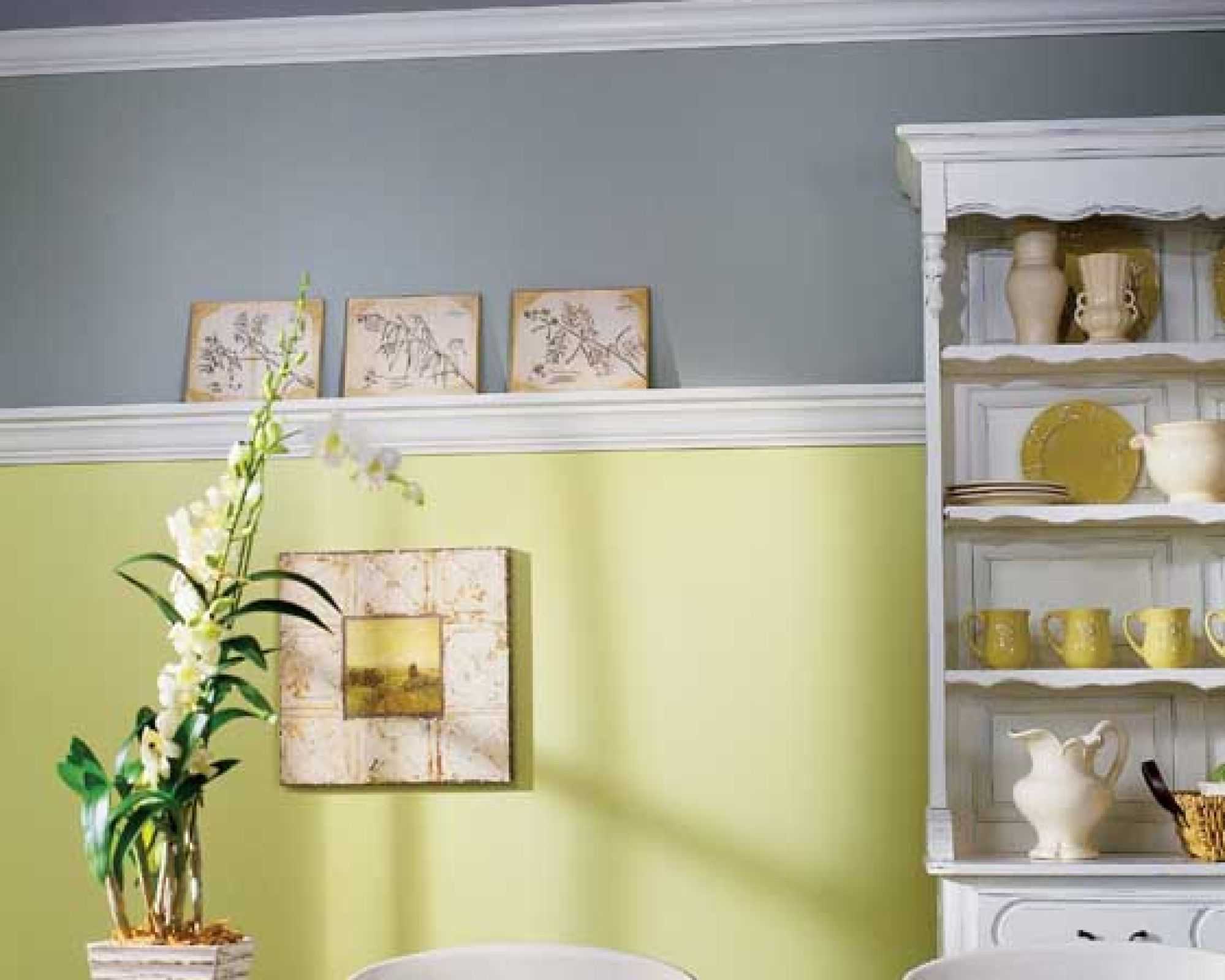 Na ścianie lateksowa farba akrylowa Aura Bath Spa, 124,33 zł/l, Benjamin Moore