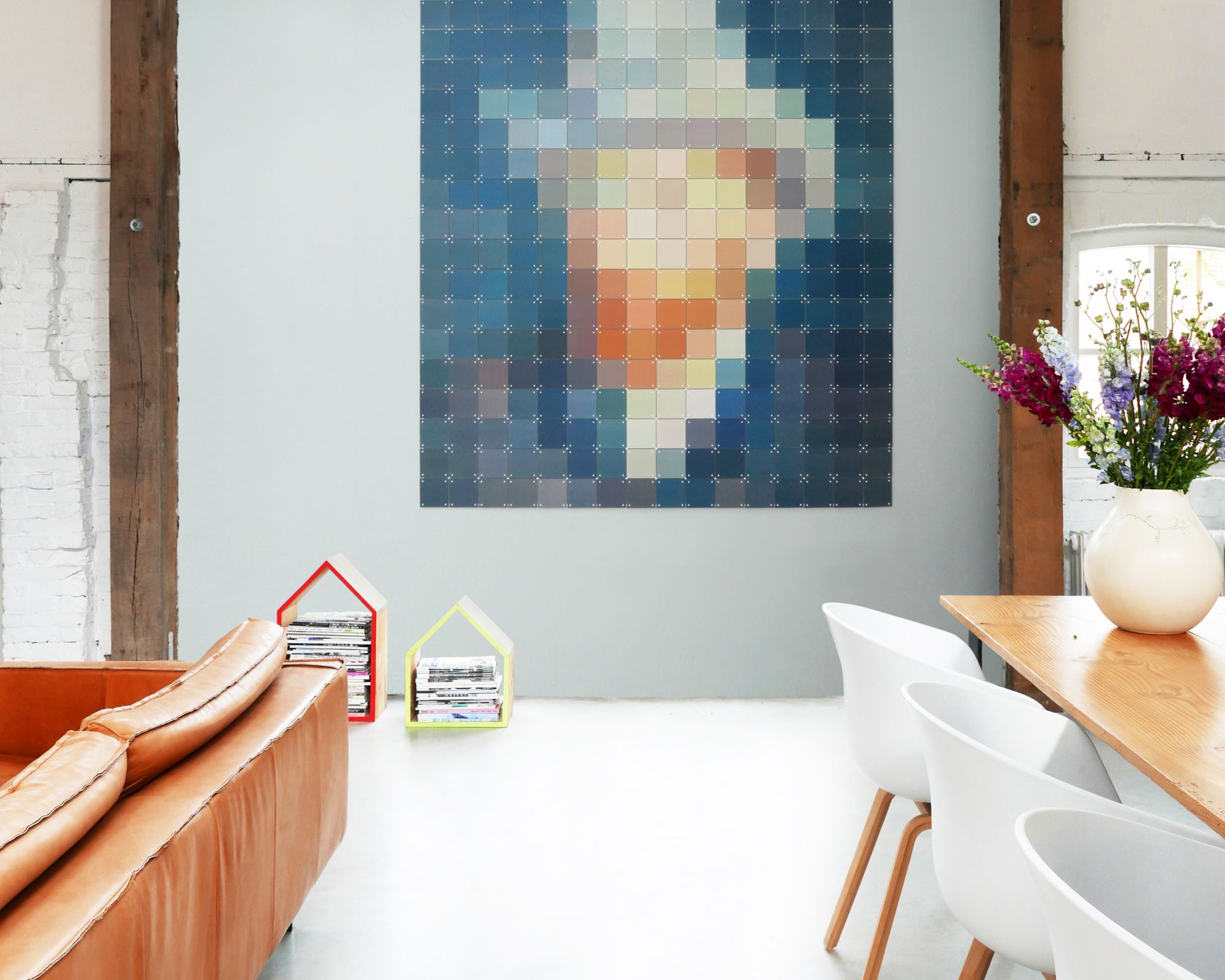 Obrazy na ścianę układane z modułów