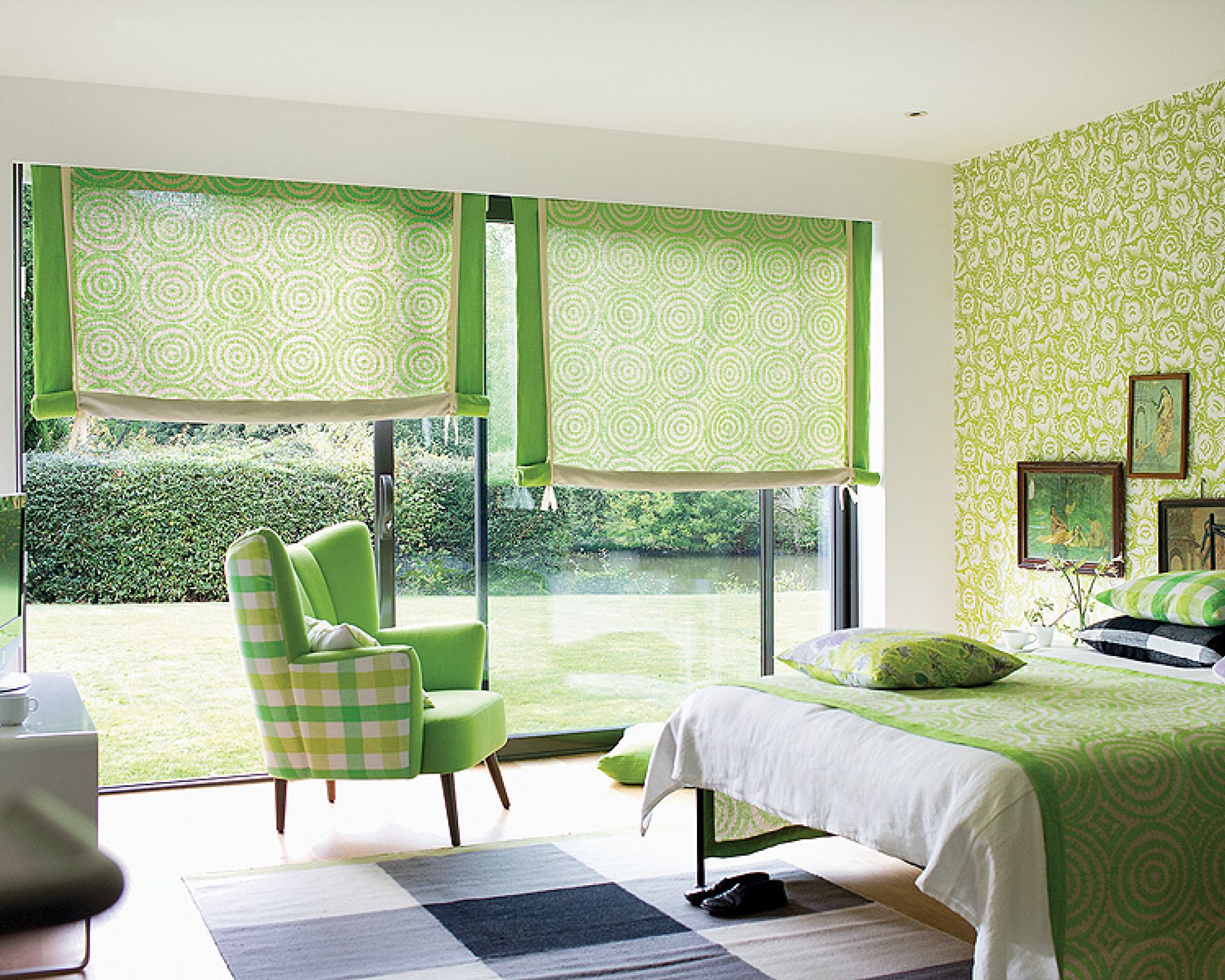 Roleta z tkaniny bawełnianej Espanola Way (kolekcja Miami) firmy Designers Guild, 231 zł/m, DECODORE