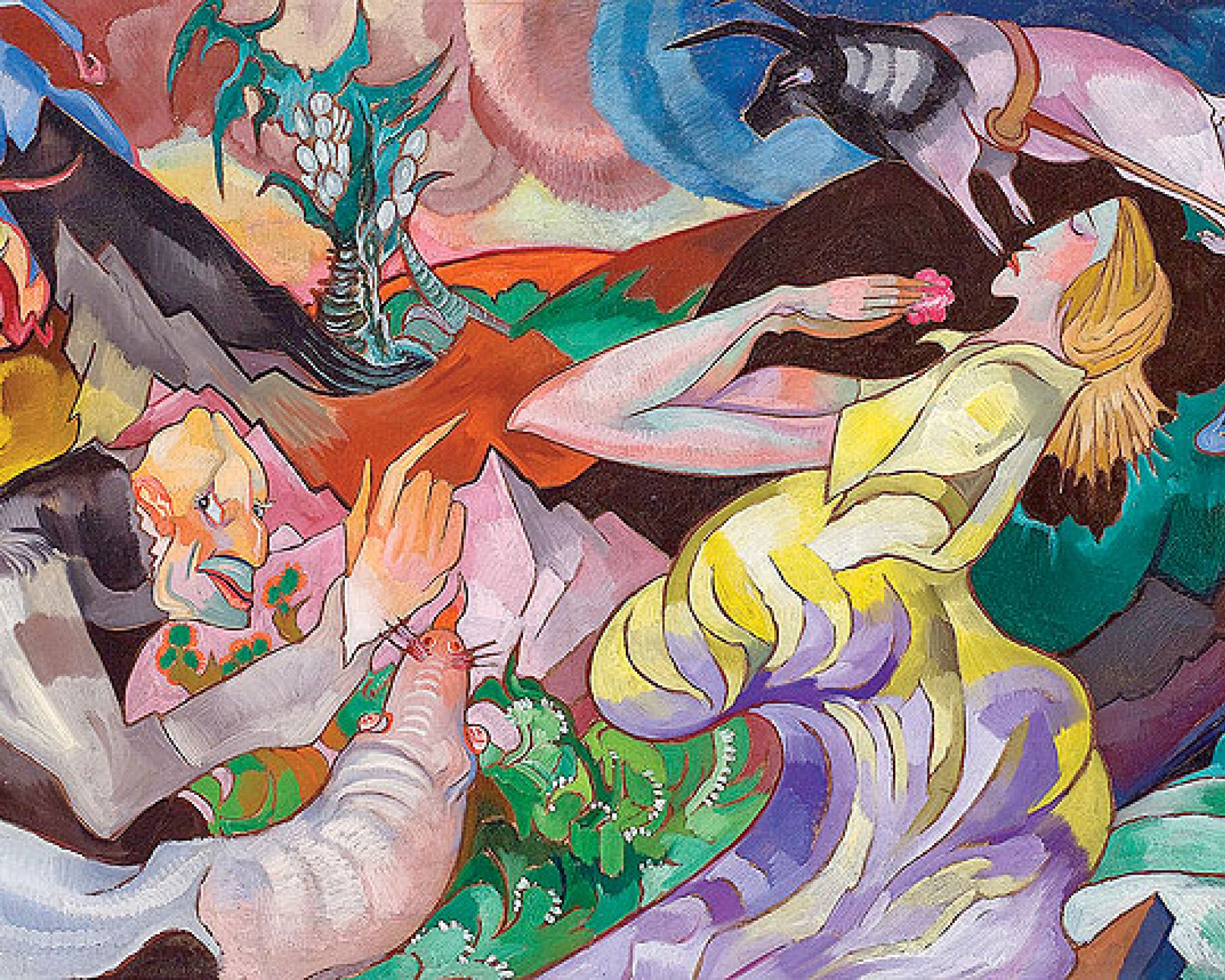 Sonia Delaunay Trzy symultaniczne sukienki