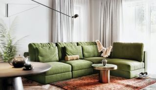 narożnik w rogu salonu