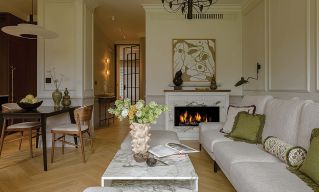 marmur i sztukaterie w mieszkaniu