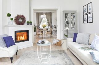 biały salon aranżacje