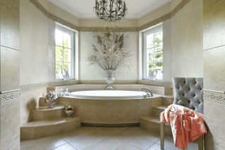 beżowa łazienka zdjęcia aranżacje