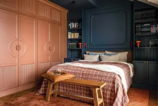 kolorowe ściany w sypialni