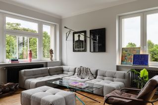 nowoczesny wystrój mieszkania w kamienicy