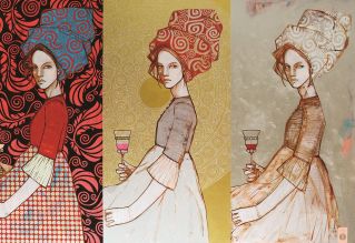 Michał Warecki, Nalewki 3 , 130 x 89 cm, akryl na płótnie