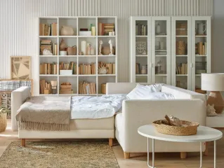 miejsce do spania i przechowywania w pokoju gościnnym