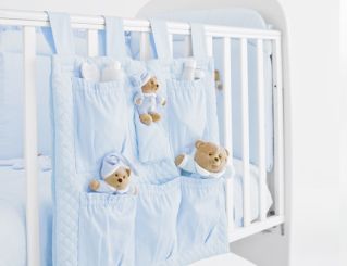 Przybornik na łóżeczko PUCCIO NANAN od włoskiej firmy NANAN. Do kupienia na www.nanan.pl i studiokoniknabiegunach.pl