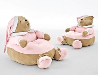 Puf NANAN PUCCIO to nie tylko element dekoracyjny pokoju dziecka, ale także świetna zabawka, na której maluch może skakać