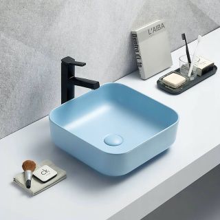 matowa umywalka łazienkowa