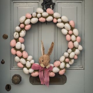 wianki na drzwi na wielkanoc