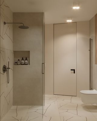 kamień w nowoczesnej łazience