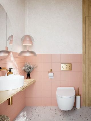 matowe płytki łazienkowe