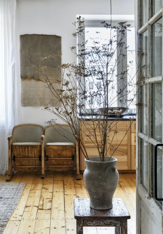 mieszkanie w stylu wabi sabi