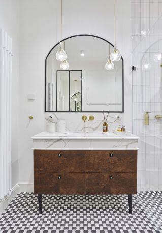 szafka z czeczotą pod umywalkę