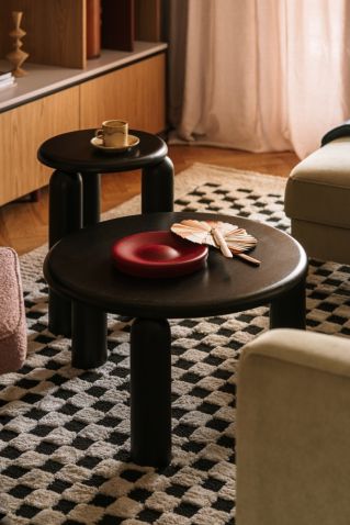 nowoczesne mieszkanie w odważnych kolorach z nutą retro