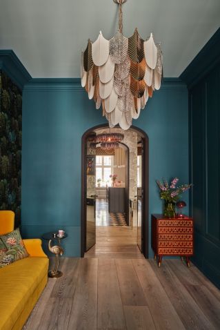 ekstrawaganckie wnętrza z rockową nutą