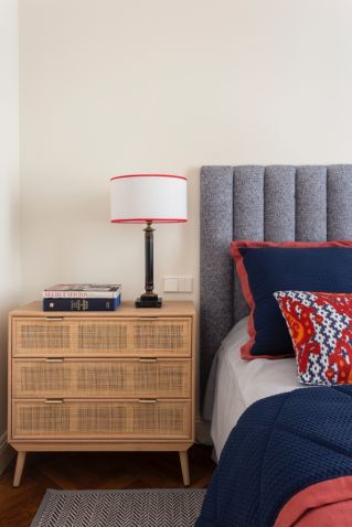 apartament kolekcjonera sztuki sypialnia gościnna