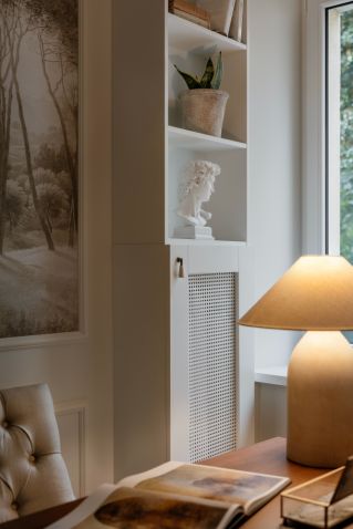 kaszmirowy gabinet wystrój wnętrza