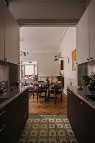 projekt wnętrza w kamienicy Maria Jachalska