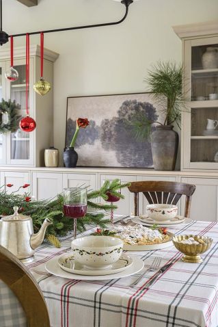 jadalnia w stylu skandynawskim i angielskim