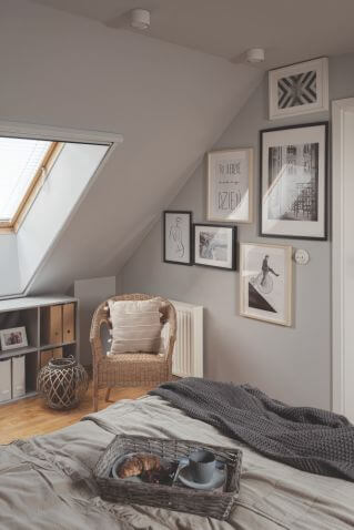 galeria zdjęć i ilustracji w sypialni