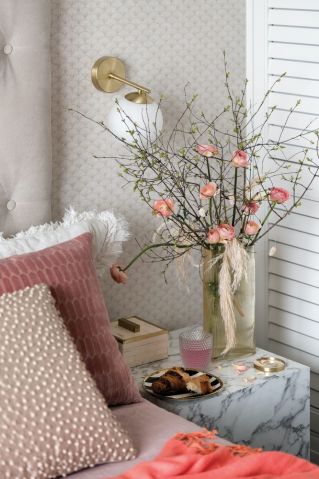 styl paryski dodatki do sypialni