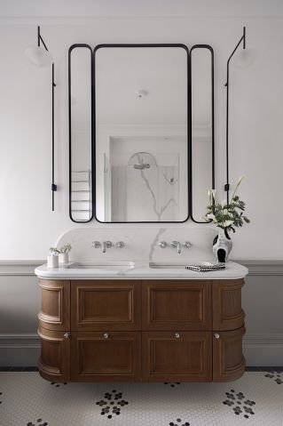 blat zintegrowany z umywalką