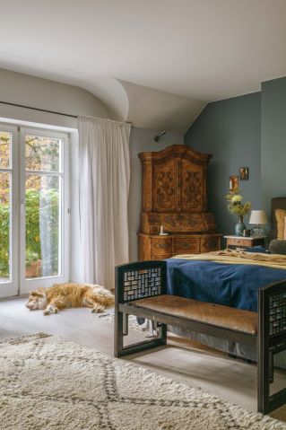 sypialnia z charakterem i artystyczną duszą