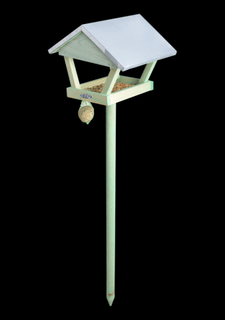 Karmnik dla ptaków domek stojący