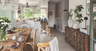 sztuka łączenia starego z nowym dom architektki wnętrz Mai Różańskiej