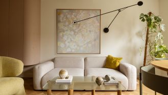 mieszkanie 66 m2 w stylu organic modern classic