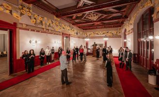 architekci w pierwszym rzędzie Teatru Starego w Krakowie