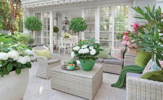 hortensja dekoracje do domu i ogrodu