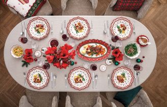 dekoracje stołu wigilijnego