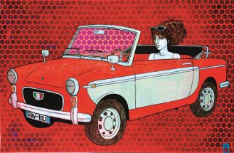 Michał Warecki, Ravioli , 120 x 81 cm, akryl na płótnie