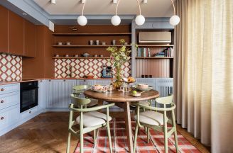 kolorowe mieszkanie urządzone z fantazją