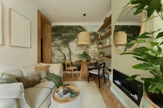 aranżacja mieszkania 53 m2