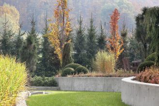 Jesienny ogród w Beskidach - zdjęcia aranżacji