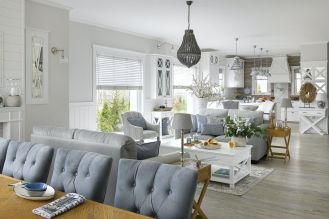 wnętrza w stylu hamptons