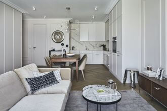 mieszkanie w stylu francuskiej kamienicy