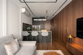 40 metrowe mieszkanie projektu piotra łucyana z artup interiors
