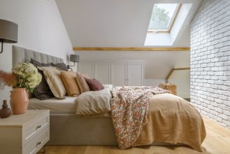 sypialnie na poddaszu zdjęcia