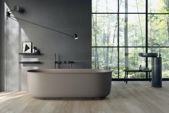 matowa wanna wolnostojąca